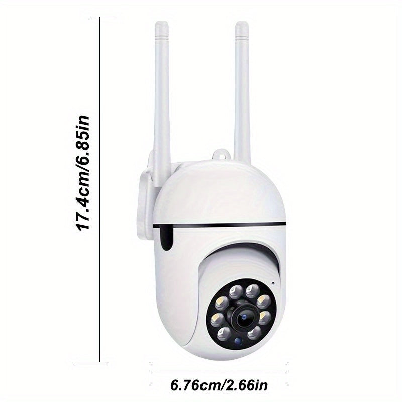 Wireless Security Camera 1440P HD Night Vision Two-Way Audio Motion Alerts Gimbal USB Powered