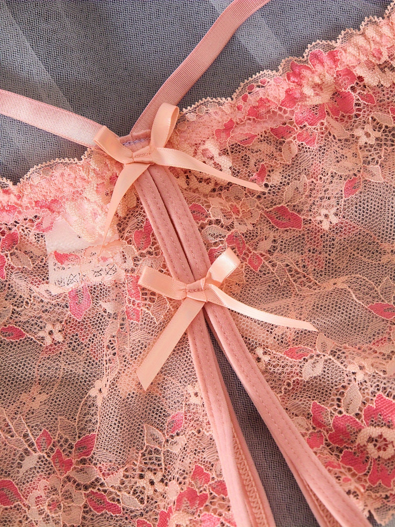 Women's Seductive Lace Lingerie Set with Adjustable Straps