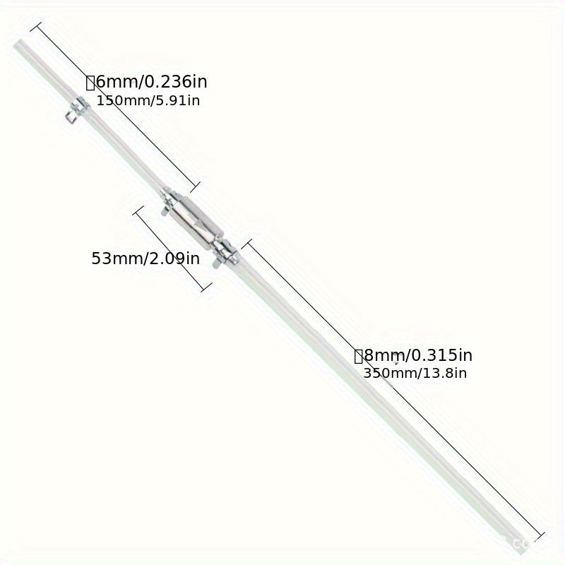 Universal Motorcycle Auto Clutch Brake Bleeder Hose Kit Aluminum Rubber Tube Tool