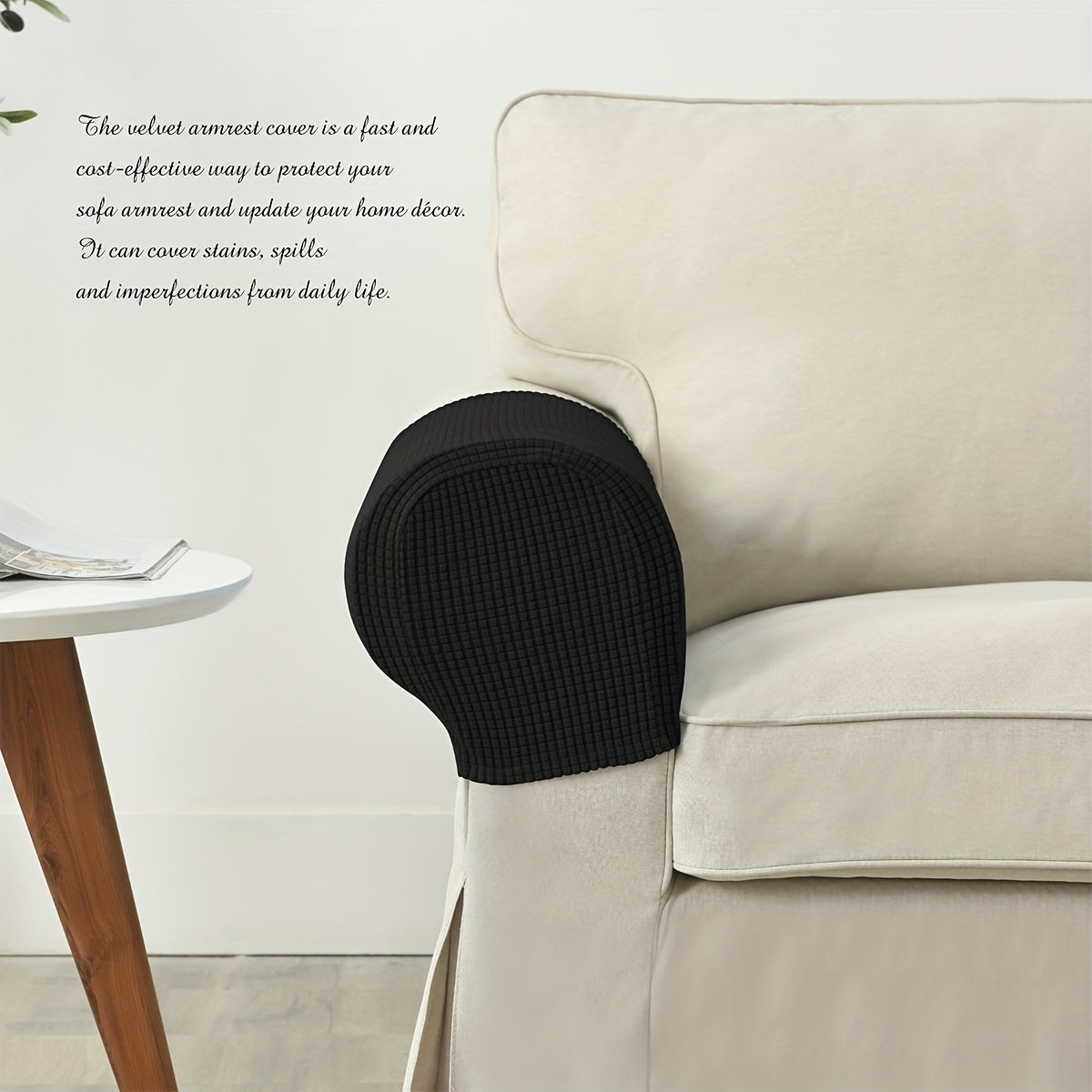 Чехол на подлокотник дивана жаккард, не подходит для кожаных кресел-реклайнеров или диванов