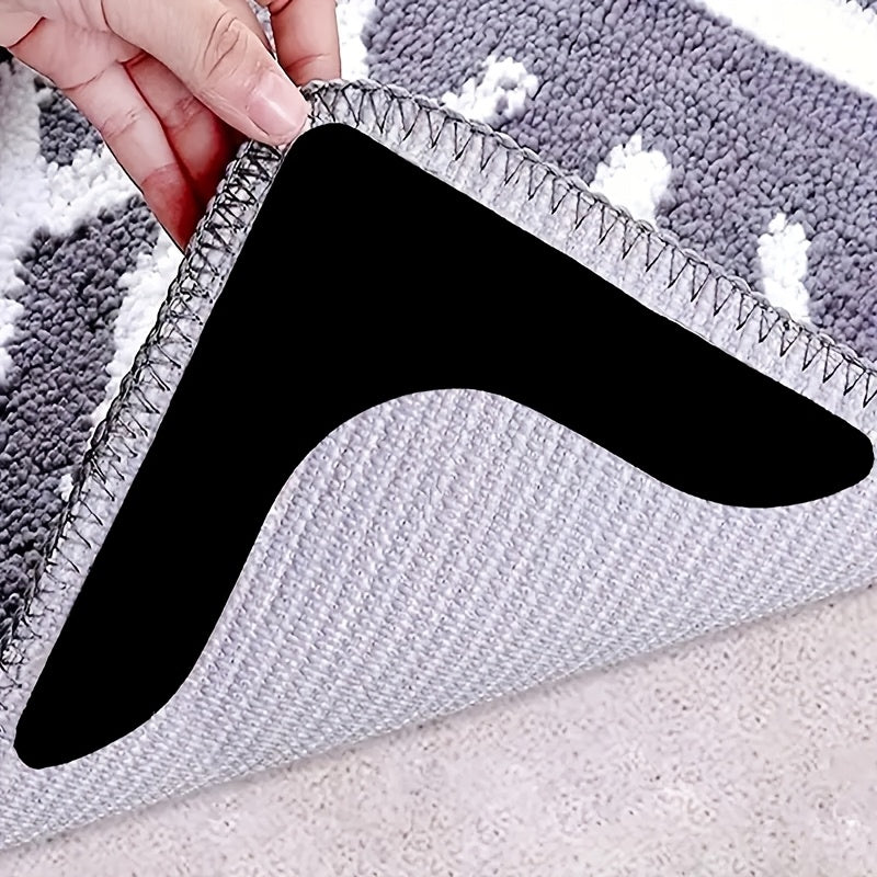 Set of 6 Washable Reusable Sofa Cover Grippers for Slip Prevention on Quilts and Mattresses