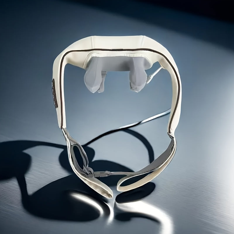 6D yoğurma bo'yin massajchisi, 6 tugun bilan, simsiz va isitish funksiyasi, yelka va orqa uchun akupressura, ko'p maqsadli, aqlli vaqt belgilash, portativ va yuvilishi mumkin, ko'p rejimli massaj