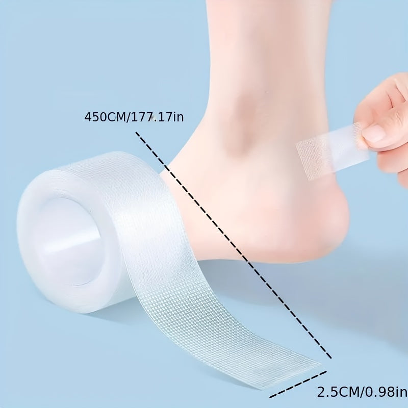Unisex Transparent Gel Heel Patch for Blister Prevention and Comfort