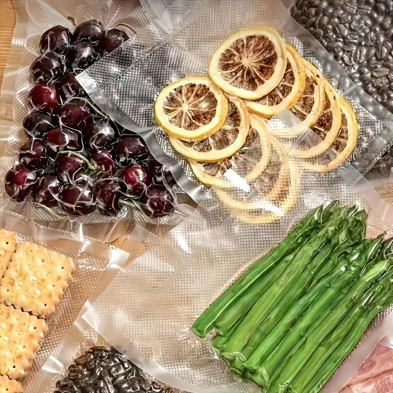 Tarkibli vakuum oziq-ovqat saqlash sumkallari to'plami 50/100 dona, tijorat va oshxona uchun