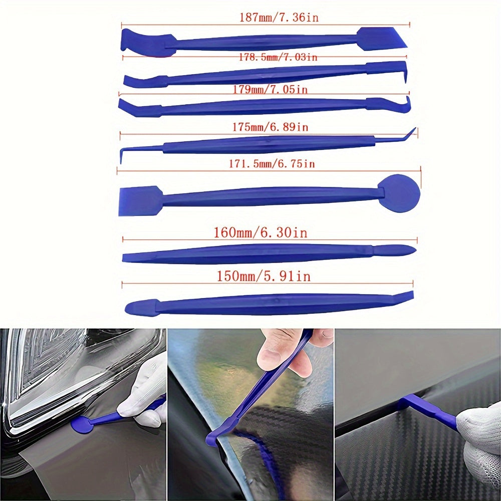 19pcs Car Wrapping Vinyl Tool Kit Window Tint Installation Squeegee Kit