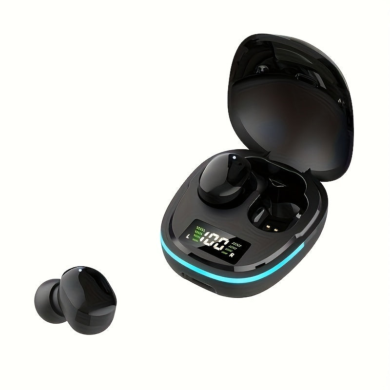 Wireless Earphones with Touch Display TWS In-Ear Sports Gaming Compatible with iOS and Android