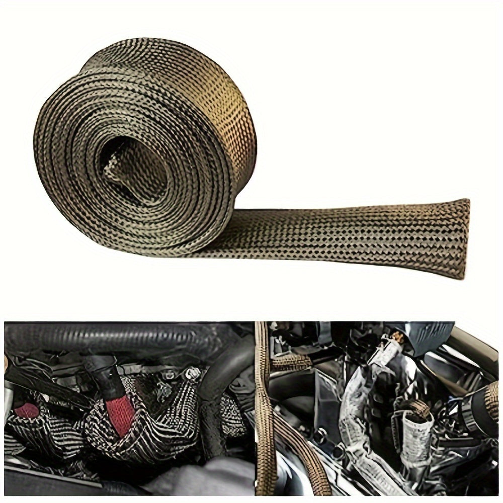 Fuel Line Heat Shield Sleeve Wire Cover Spark Plug Wire Exhaust Protector