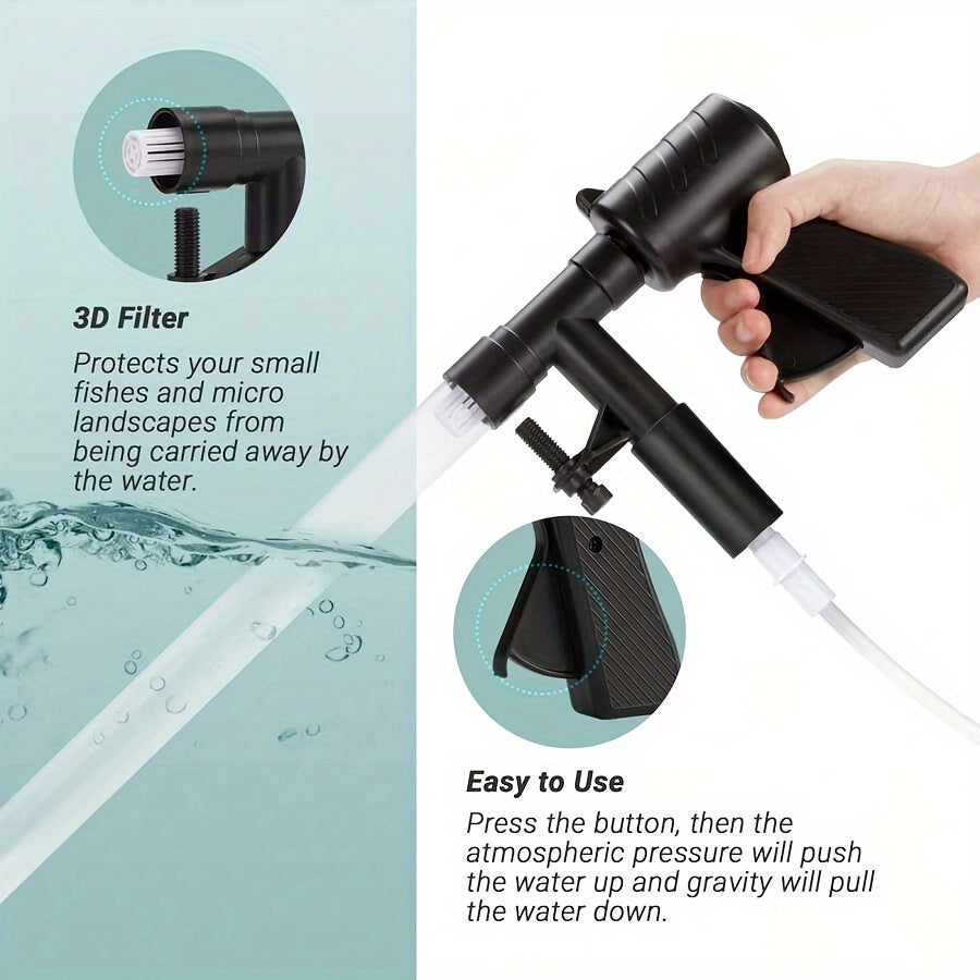 Multi-Functional Aquarium Water Change Tool Set for Maintenance and Cleaning