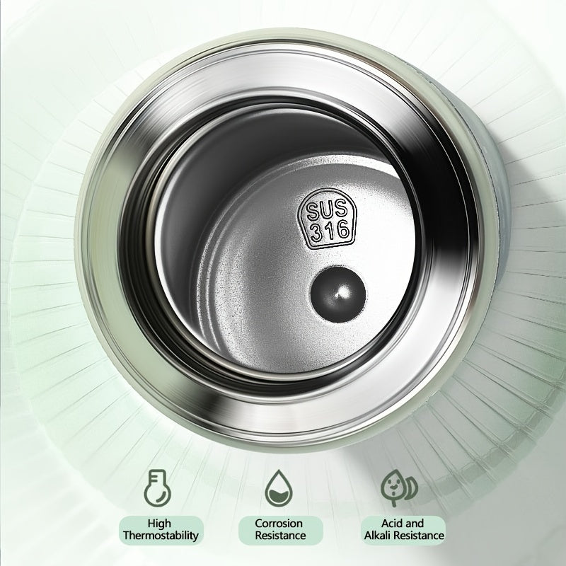 16.91oz Double Wall Vacuum Travel Mug Stainless Steel Keeps Beverages Hot Cold