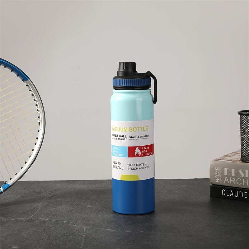 Stainless Steel Vacuum Insulated Carafe 20oz Leak-Proof Hot Cold Beverage Bottle