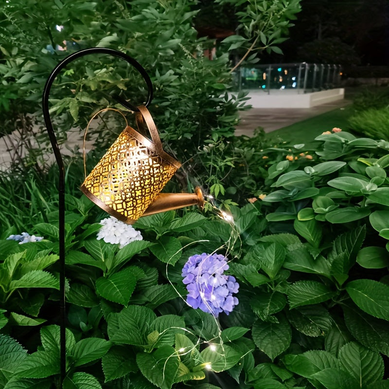 Katta bog' dekoratsiyasi uchun Aqlli Sensorli Quyosh Suv Shishasi Lampasini taqdim etamiz. Shuningdek, Retro Metall Quyosh Yulduz Qozon Lampasi dizaynida ham mavjud. Partiyalar, ta'tillar va ochiq havoda foydalanish uchun mukammal.