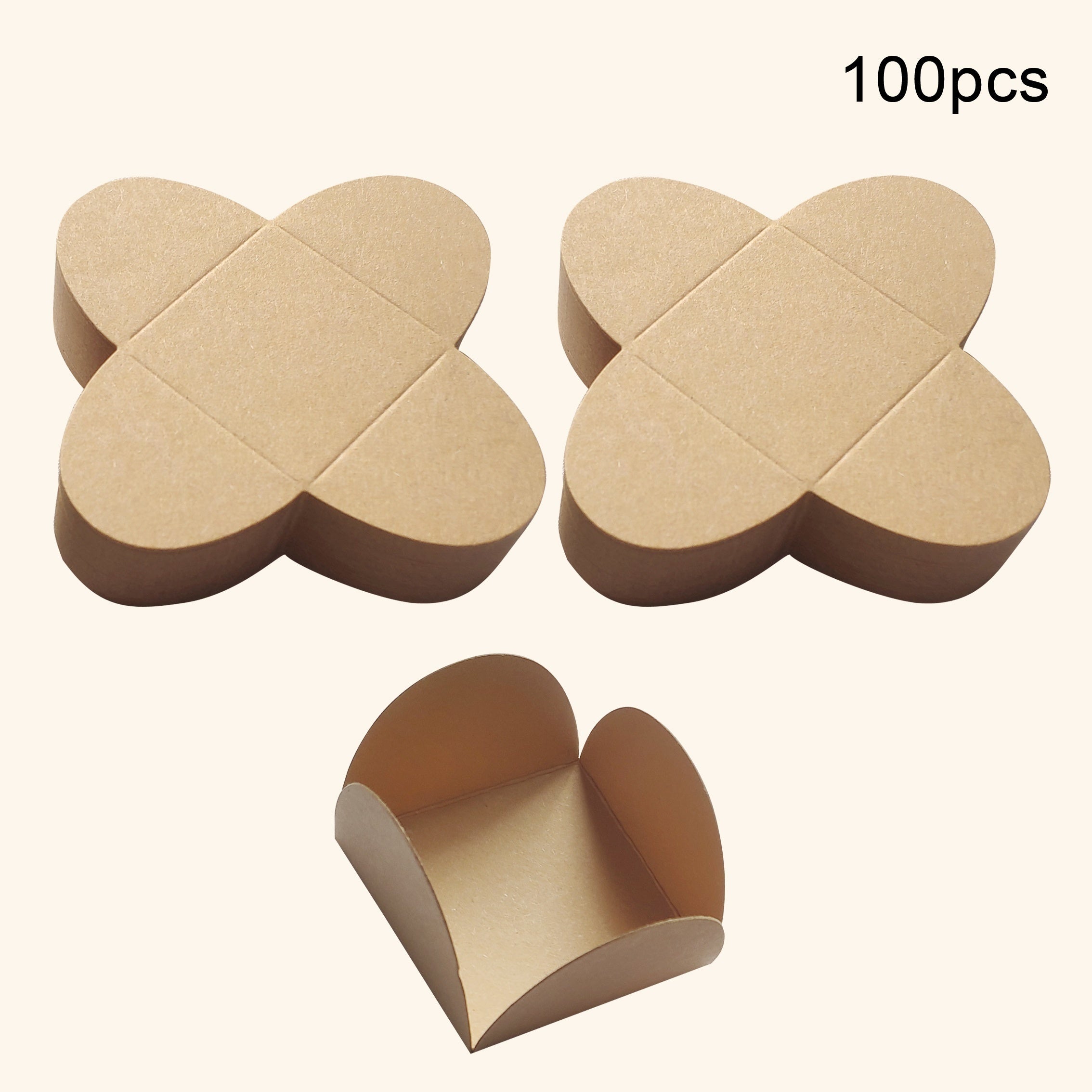 Separadores de papel de chocolate miniatura 50/100 piezas en bandeja para empaquetado de caramelos y postres