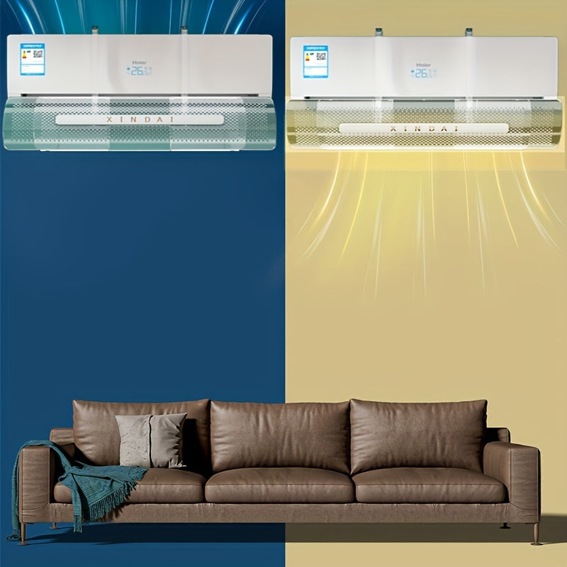 Universal Fit Plastic AC Baffle Redirects Air Flow No-Drill Adjustable Wind Deflector