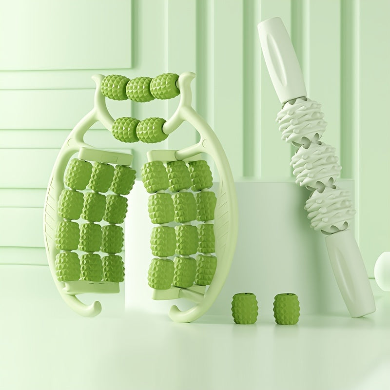 29 g'ildirakli halqa oyoq qisqichi bilan kalf mushaklari uchun qo'l massajchisi