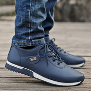 Men's Casual Sports Shoes Low Top PU Upper EVA Insole All-Season Sneakers