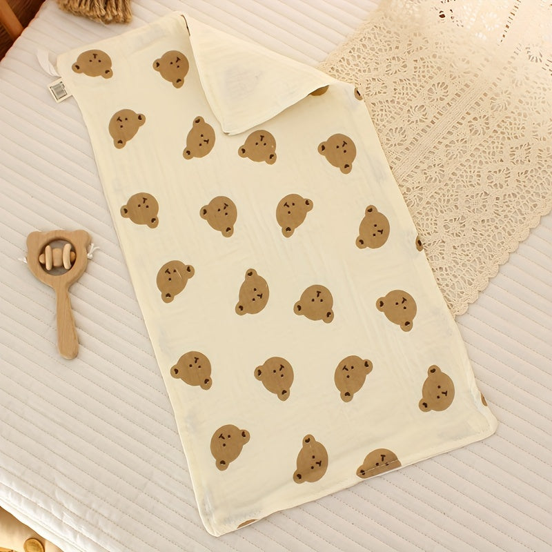 Одна упаковка хлопковых муслиновых пеленок для младенцев и малышей с мультяшным принтом, идеальный washable платок для слюней и вытирания лица. В эту упаковку входит разнообразие смешанных цветов.