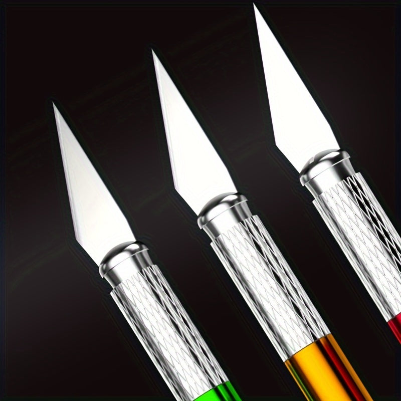 13-Piece Aluminum Alloy Sculpture Carving Knife Set for DIY Projects and Model Making