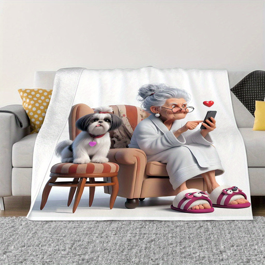 Kuchli va yengil, qulay Flanel sochiq, kres, yotoq, sayohat uchun yumshoq sovgʻa, buvislar va opa-singillar uchun