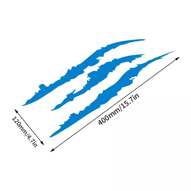 Car Scratch Stickers Personalize Your Vehicle Unique Ghost Claw Design