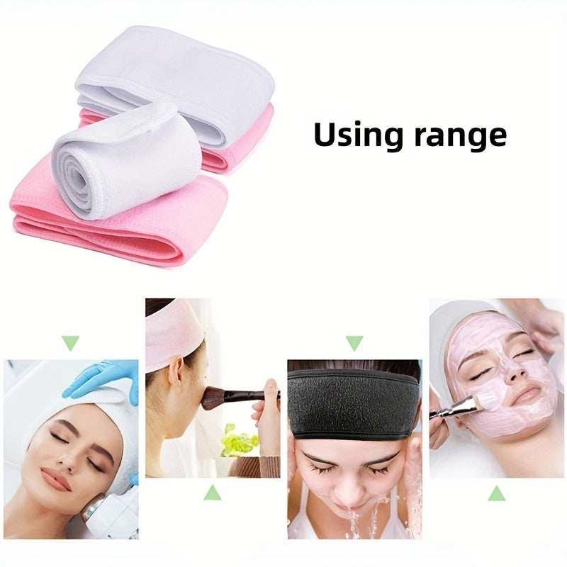 Women's Terrycloth Hair Tie for Washing Face and Makeup Removal