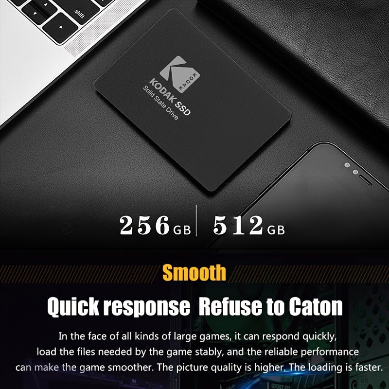 Pro Series 2.5-Inch SATA3 SSD 512GB 256GB Internal Storage for Laptop Desktop