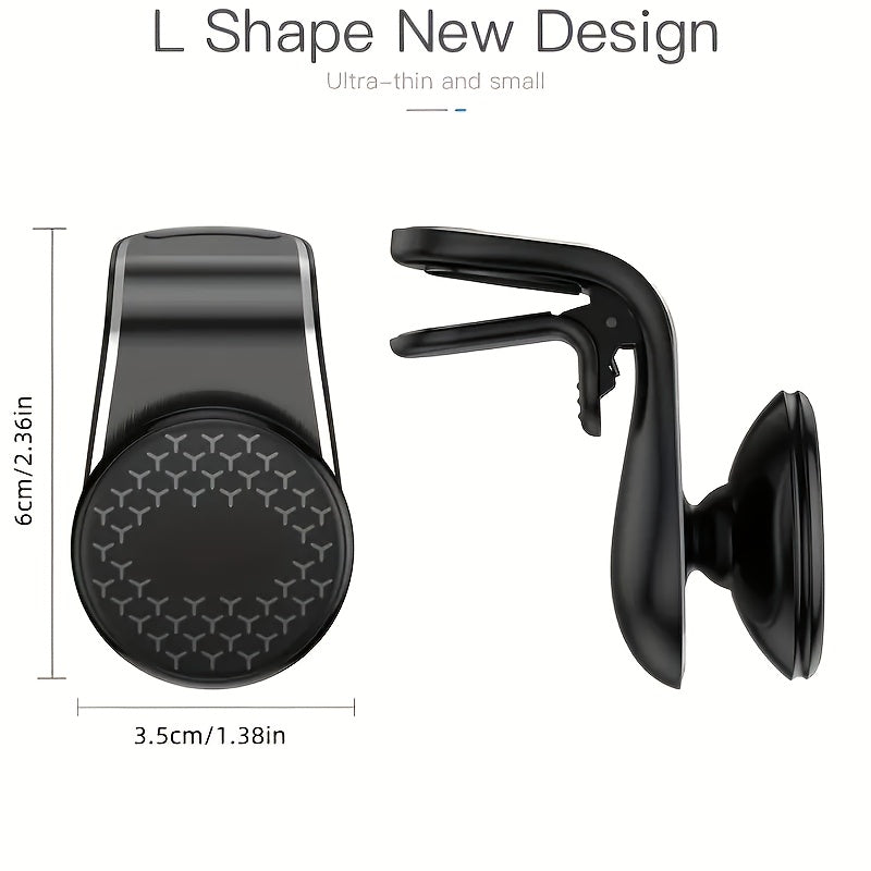 Magnitli avtomobil telefon uchun tutqich havo ventili uchun o'rnatish universal GPS smartfon qo'llab-quvvatlash