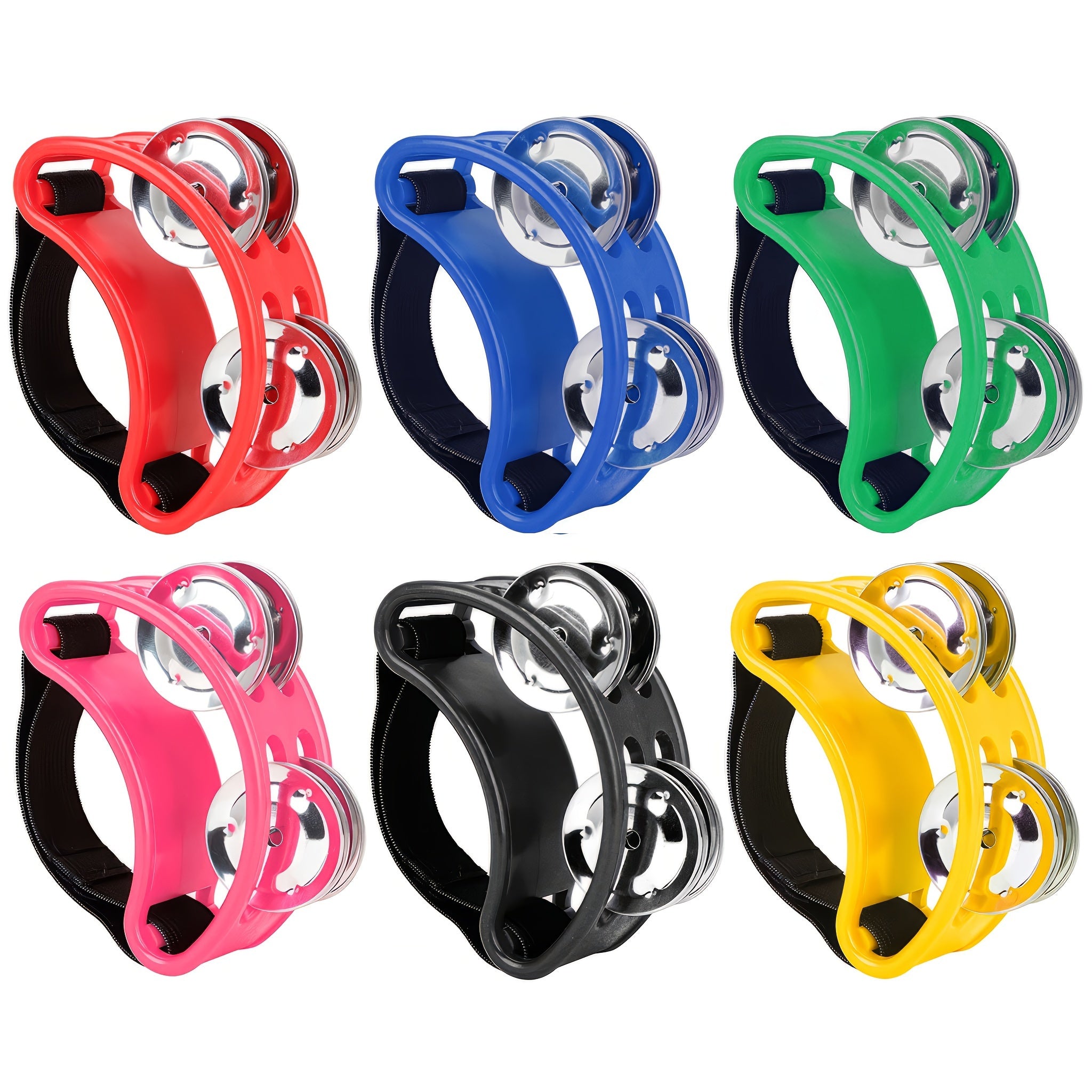 Percussion Instruments Set for Kids with Foot Stepping Bells Rattles Drums in Multiple Colors