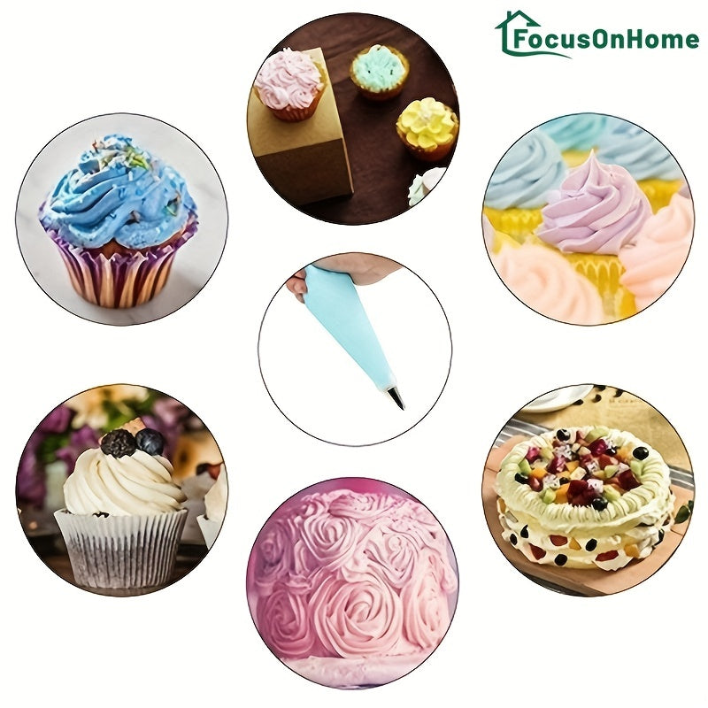 38-Piece Pastry Decorating Nozzles Baking Kit with Piping Tips and Bags