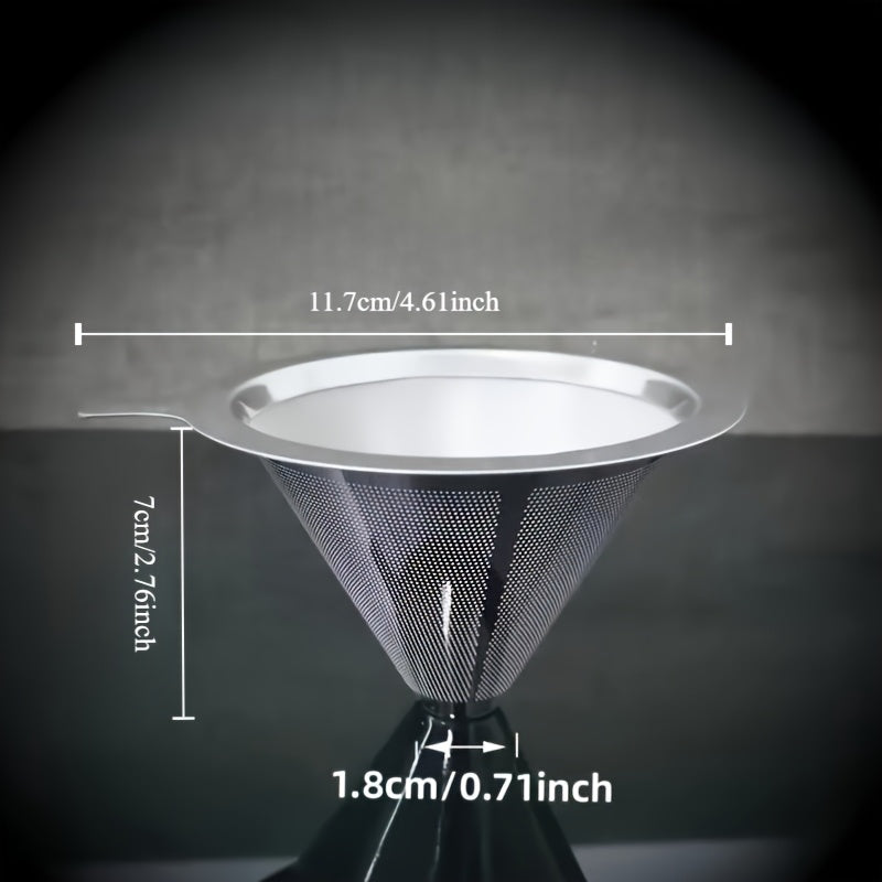 Stainless Steel Coffee Filter Reusable Mesh for Pour-Over Brewing