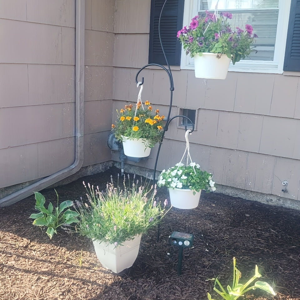 Tecnología de ondas sonoras repelentes de animales con luz LED intermitente para ciervos y mapaches