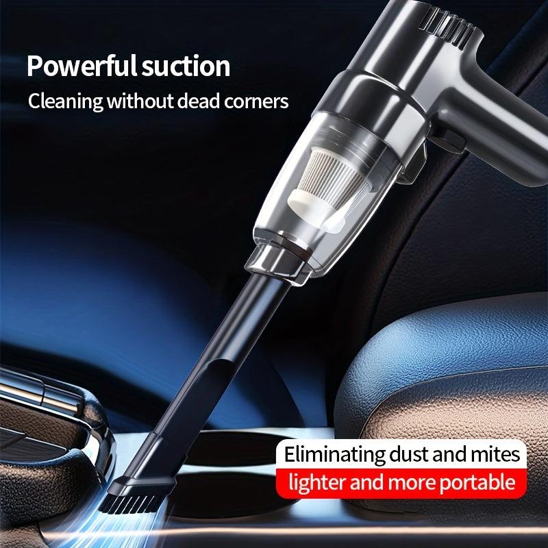 Portable Handheld Car Vacuum Cleaner with High Suction Power for Wet and Dry Cleaning