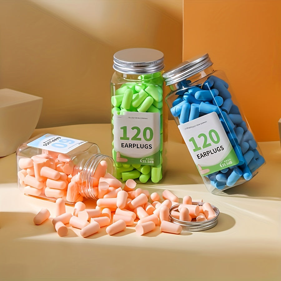 Reusable Noise-Canceling Sleep Earplugs for Home and Travel 60/120pcs