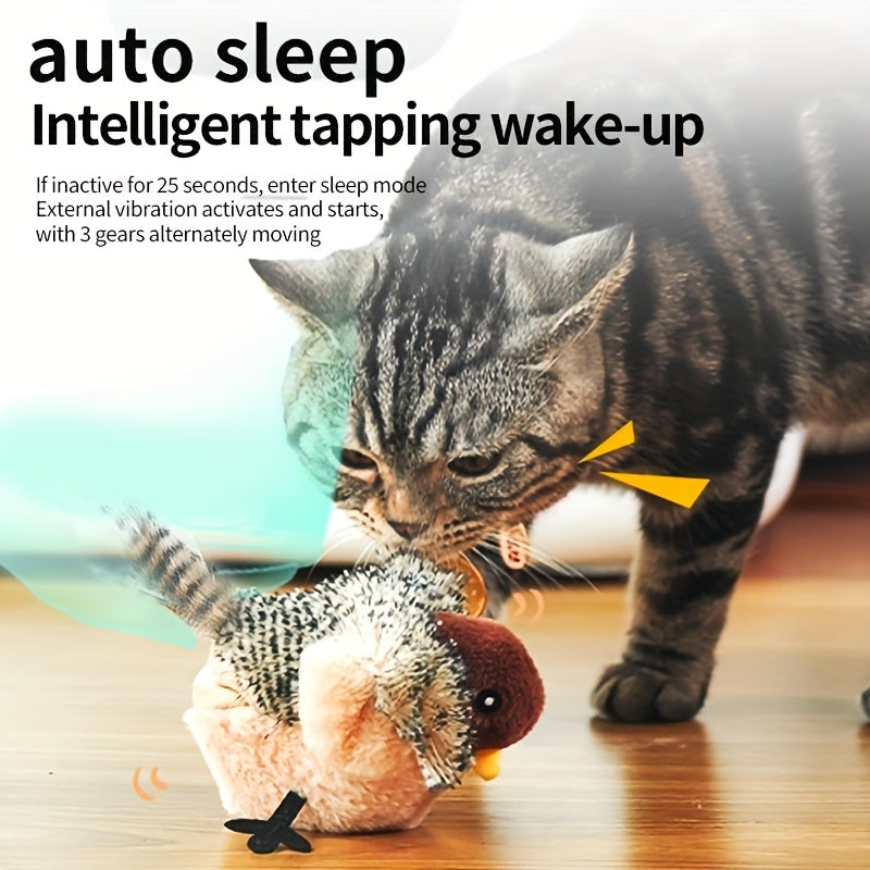 USB Charging Pet Fan with Artificial Feather Wings for Cats and Dogs