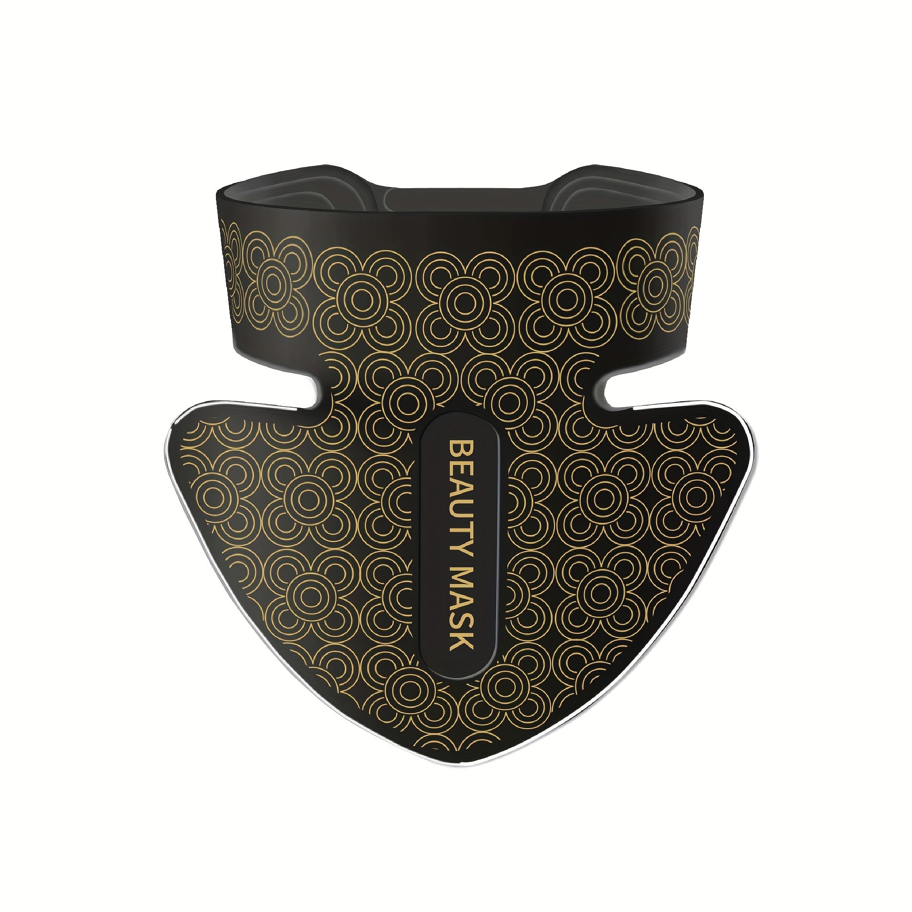 LED Neck Massager with 7 Color Changing Lights USB Rechargeable Remote Control Adjustable Strap