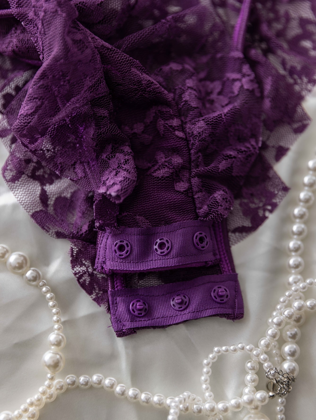 Women's Purple Bodysuit with Flattering Fit and Comfortable Fabric