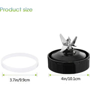 Stainless Steel Blender Blade Assembly for Nutri Ninja Auto iQ Blenders 7 Fins