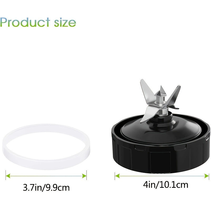 Stainless Steel Blender Blade Assembly for Nutri Ninja Auto iQ Blenders 7 Fins