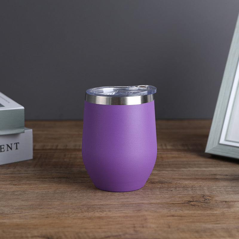 Double Wall Vacuum Travel Mug 6oz 12oz Coffee Tumbler with Lid for Hot Cold Drinks