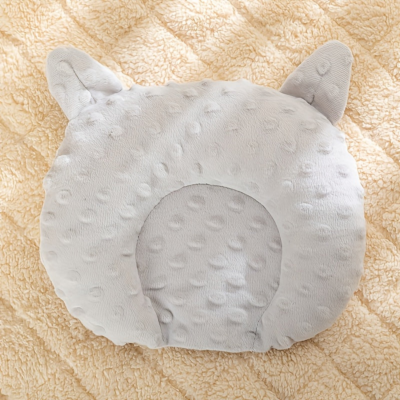 Small Dog Sleep Pad U-Shaped Cartoon Design Polyester Fleece Toy Breed Bed