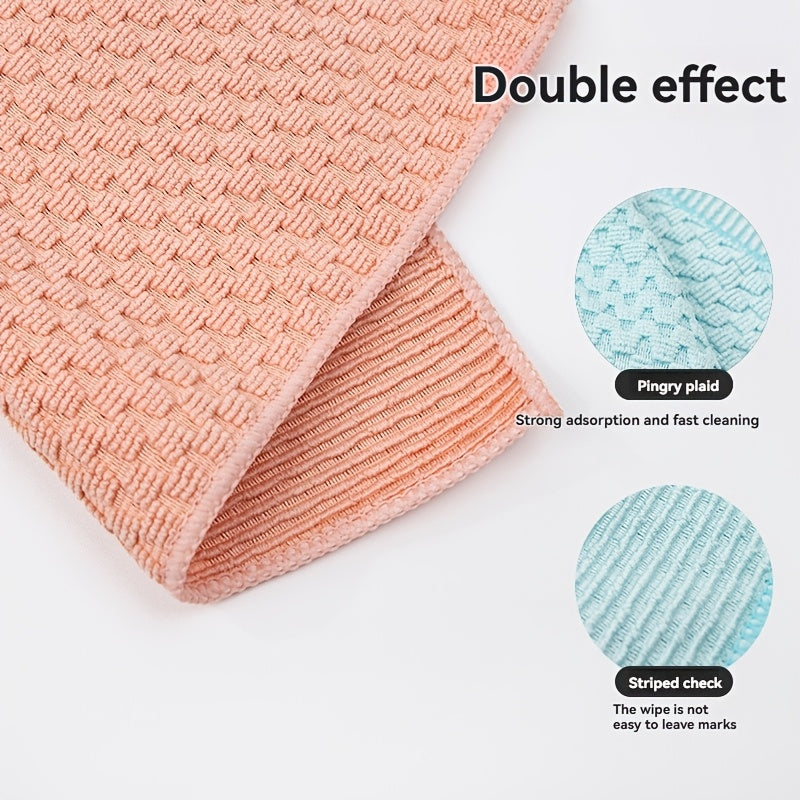 Juego de paños de microfibra para limpiar, patrón espacial colorido, toallas de cocina absorbentes