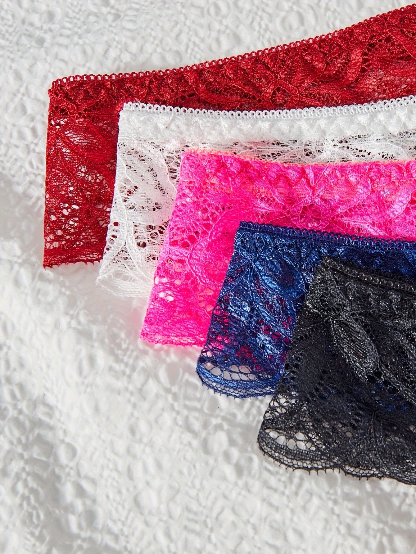 Women’s Lace Open Crotch Thongs Low Waist Lingerie Panties