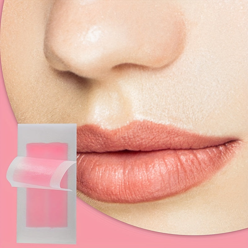 Tiras de cera depilatoria de aloe vera verde 20 pequeñas desechables, indoloras, para cuerpo y rostro