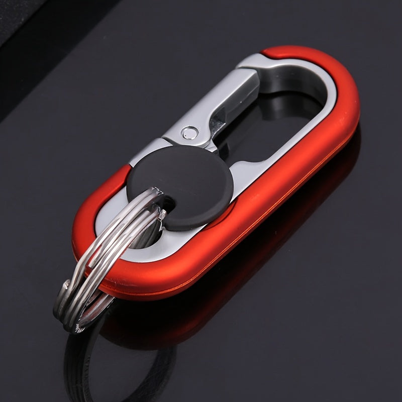 Durable Metal Alloy Car Key Chain for Men with Stylish Waist Clip