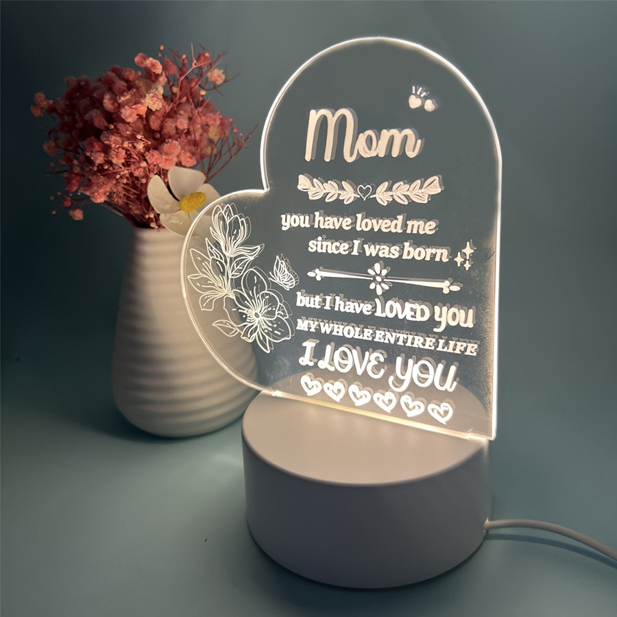 Mother's Day Night Light for Women Cozy Warm Bedroom Decor Gift