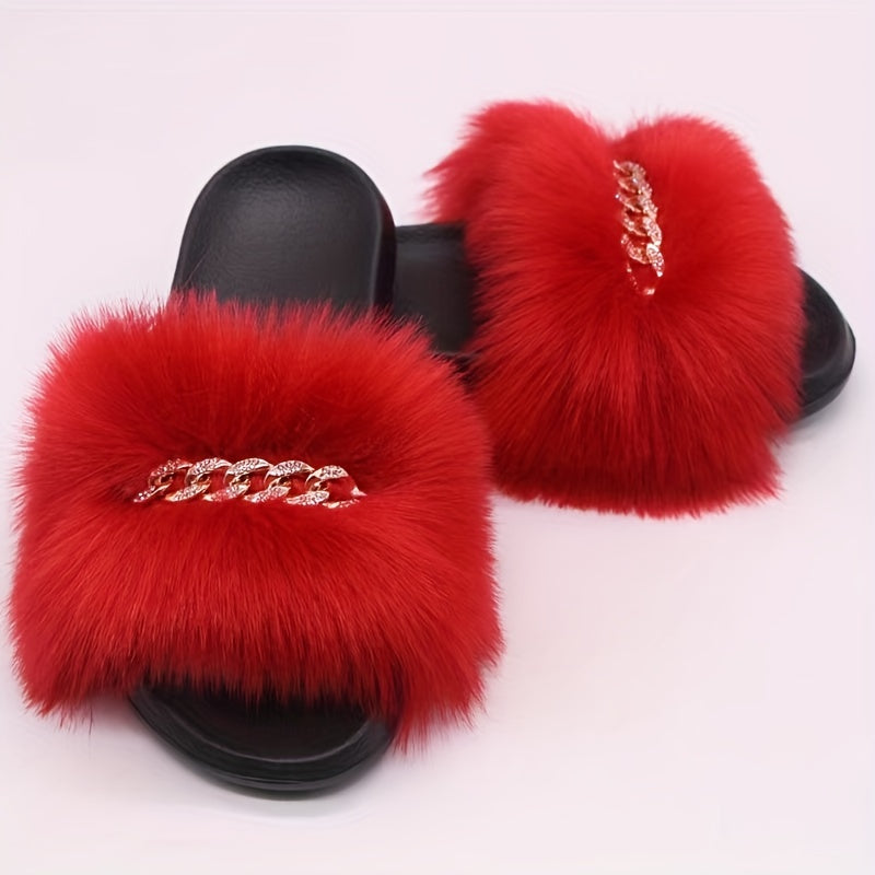 Ayollar uchun sun'iy fox mo'ynali choyshablar issiq uy partiyasi uchun