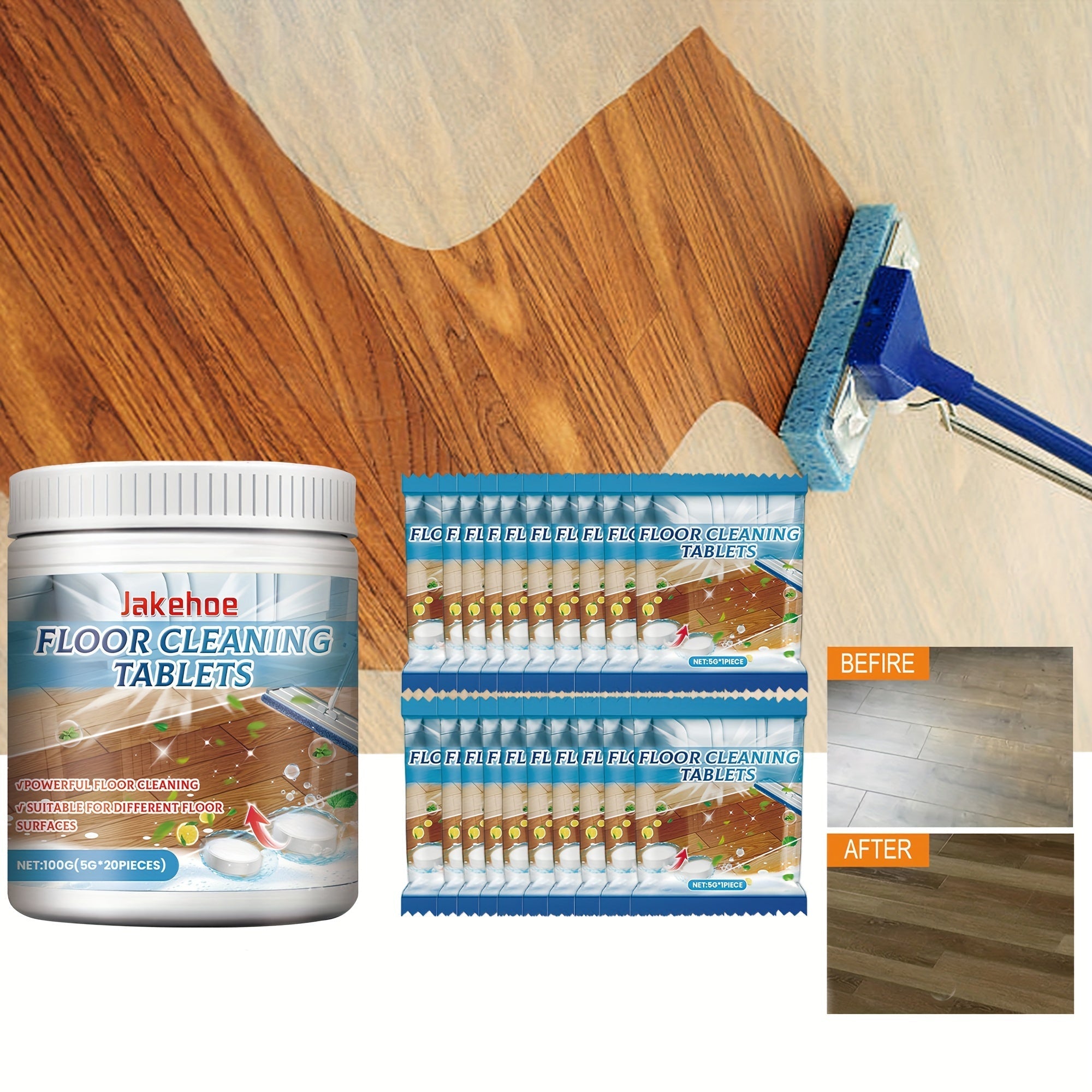 20 qavatning porlashini tiklang - Oshxonalar, hammomlar va barcha qavat turlari uchun mukammal - Har bir uy uchun zarur tozalash mahsuloti