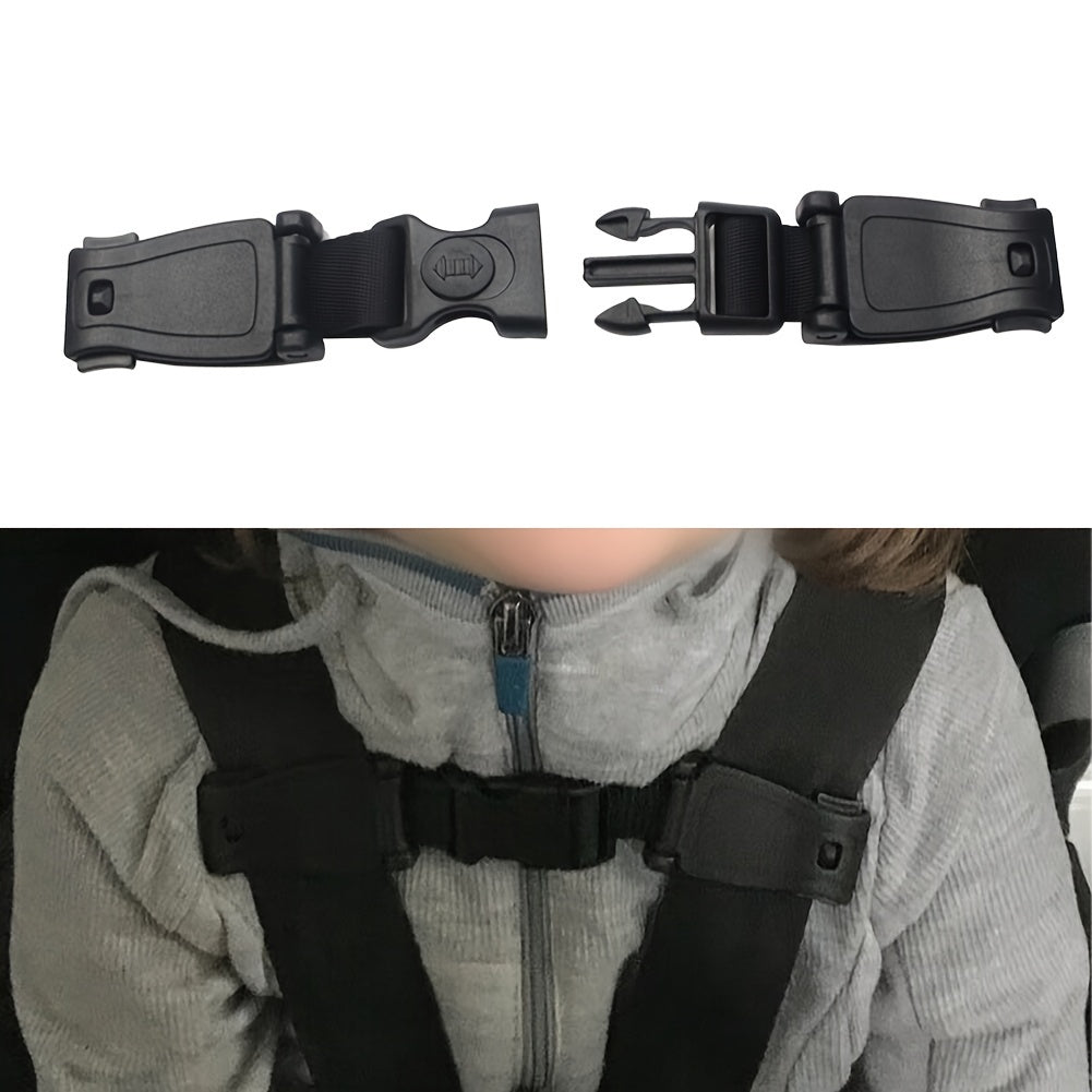 Adjustable Kids Car Safety Harness with Padded Chest Clip and Buckle
