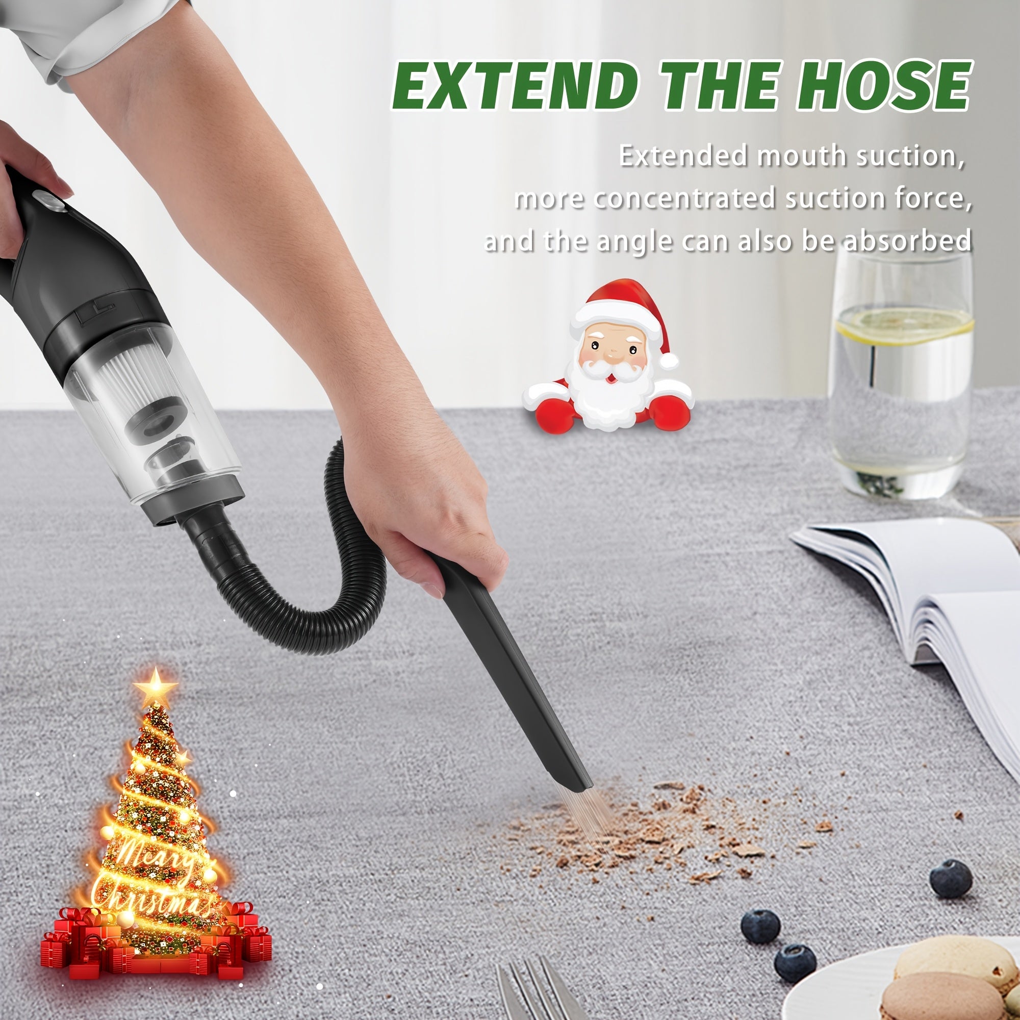 Беспроводной ручной пылесос-стик для шерсти домашних животных и ковров, время работы 15 минут