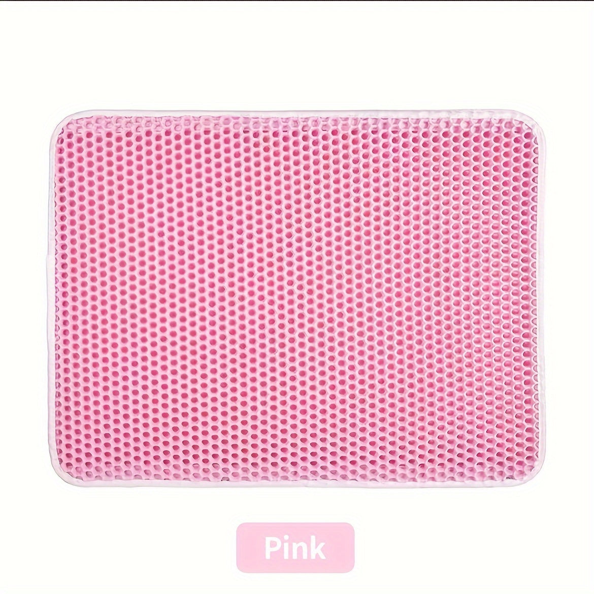 Large EVA Cat Litter Mat Double Layer Honeycomb Waterproof Easy to Clean Scatter Control