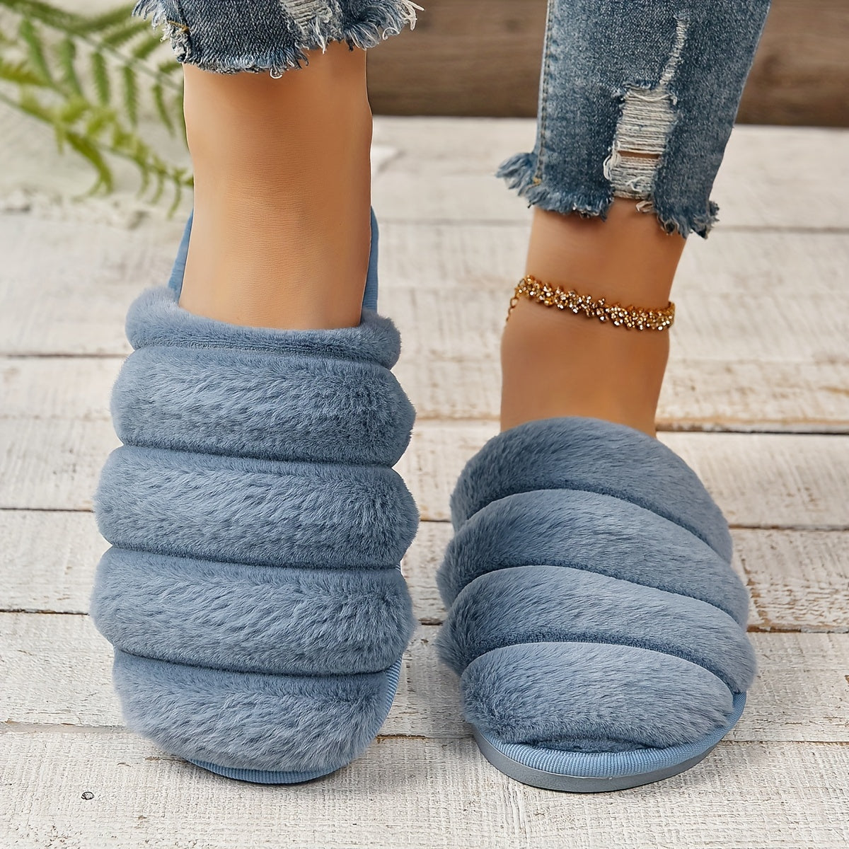 Women's Casual Slip-On Flats Comfortable Home Slippers